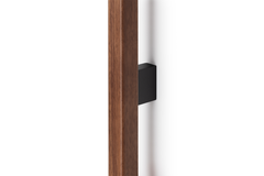 Poignée DUO BIG BA480-960 L1016 bois / aluminium noir / noyer